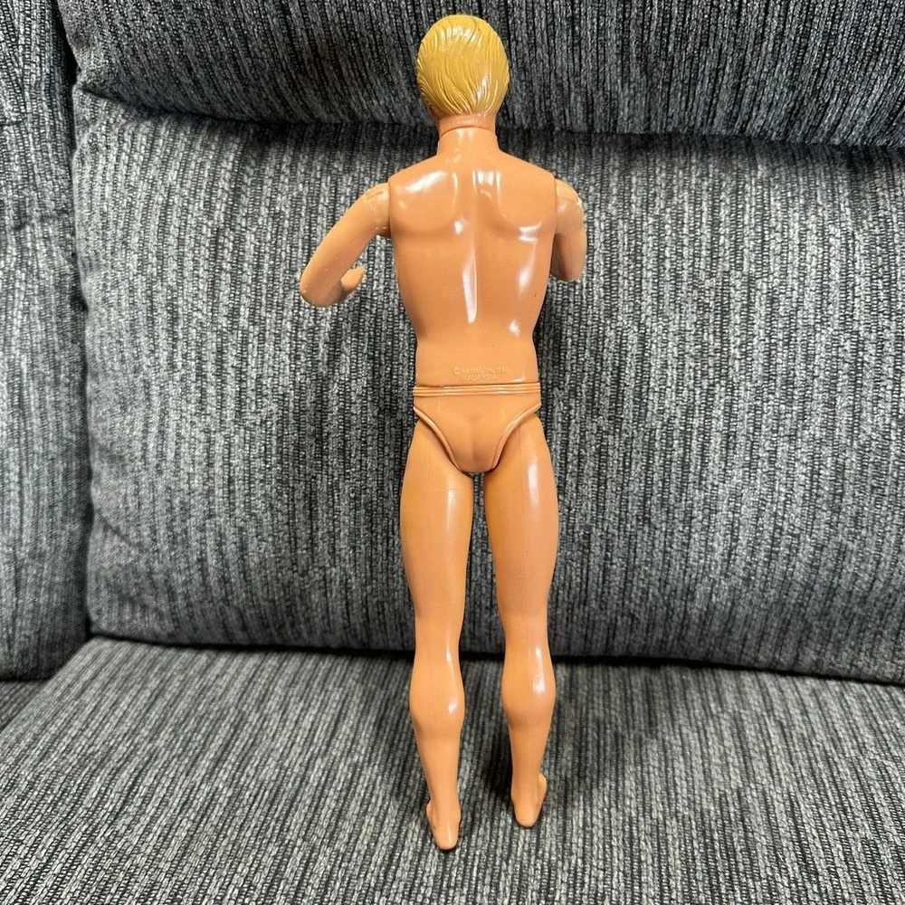 Vintage Mattel Ken Twist 'N Turn TNT Molded Hair Doll Malaysia Bent Arms Tan